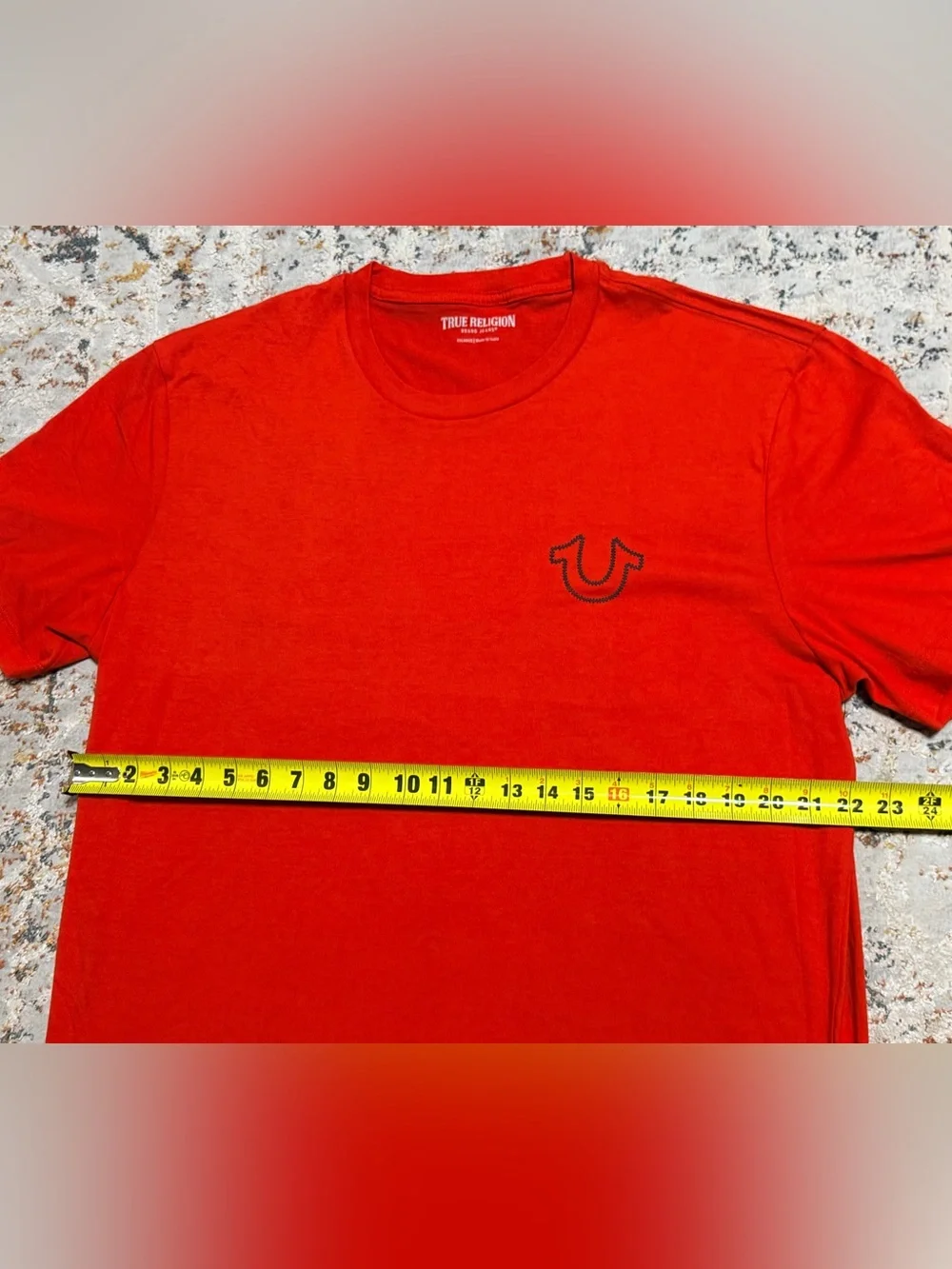 True Religion Brand Jeans Red Buddha Graphic T-Shirt XXL